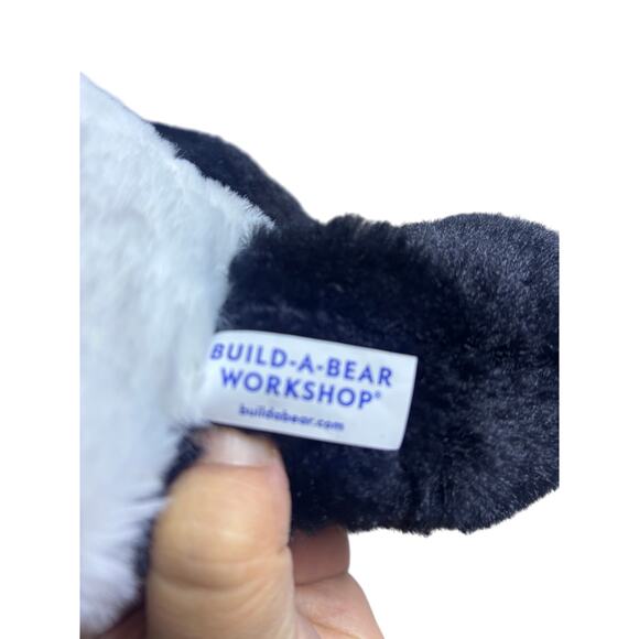 Build A Bear Panda Stuffed Animal Plush in Red Buffalo Plaid Pajamas Outfit - Picture 5 of 8